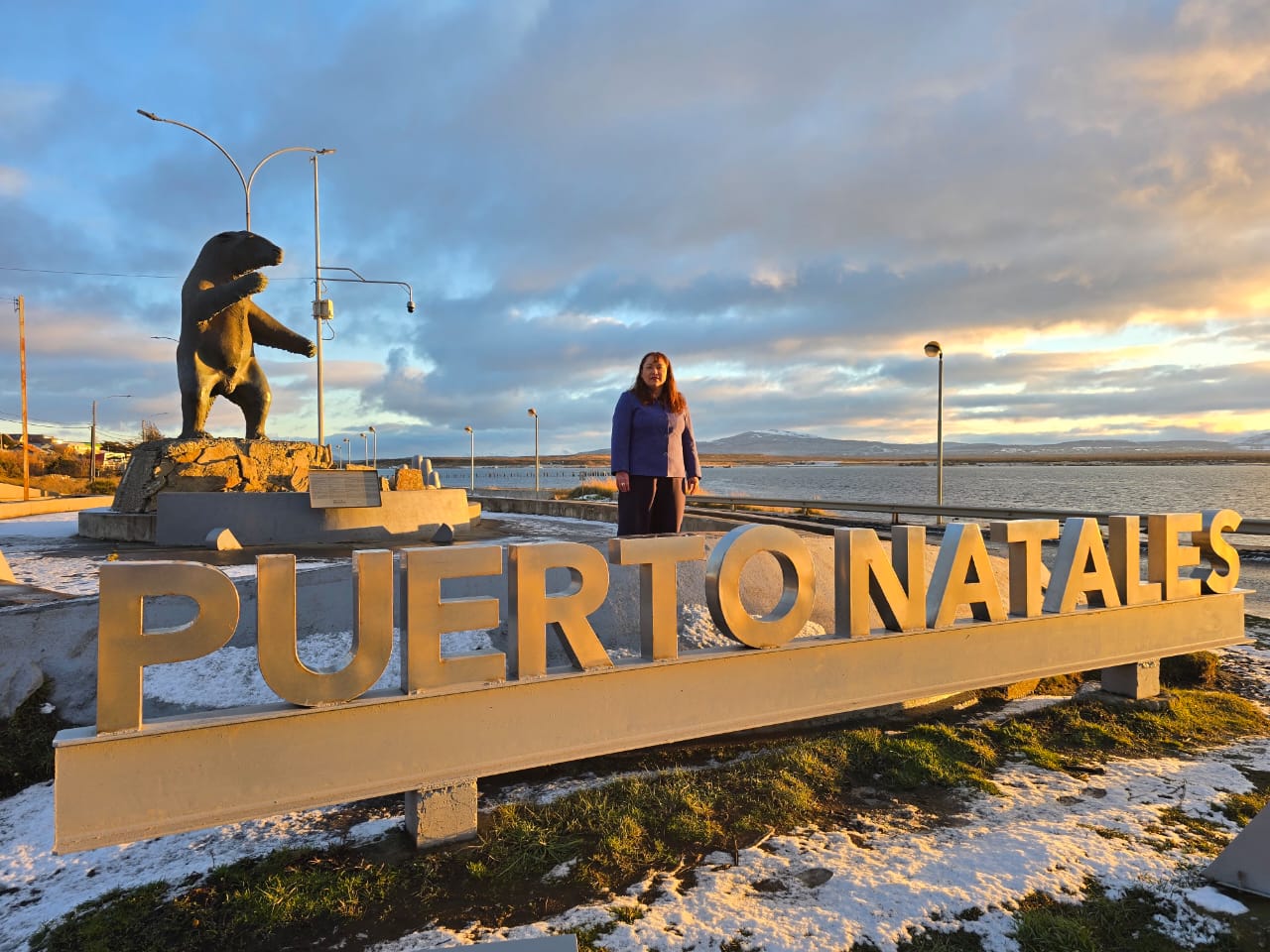 Mónica Aguilar Matus en Puerto Natales, Región de Magallanes